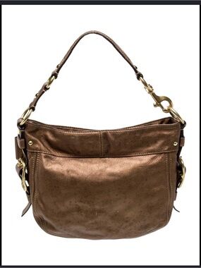 Coach Zoe Shoulder Bag in Antique Gold